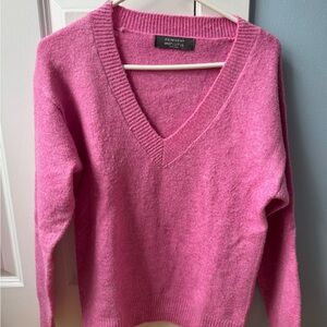 Primark Bright Pink V-Neck Sweater